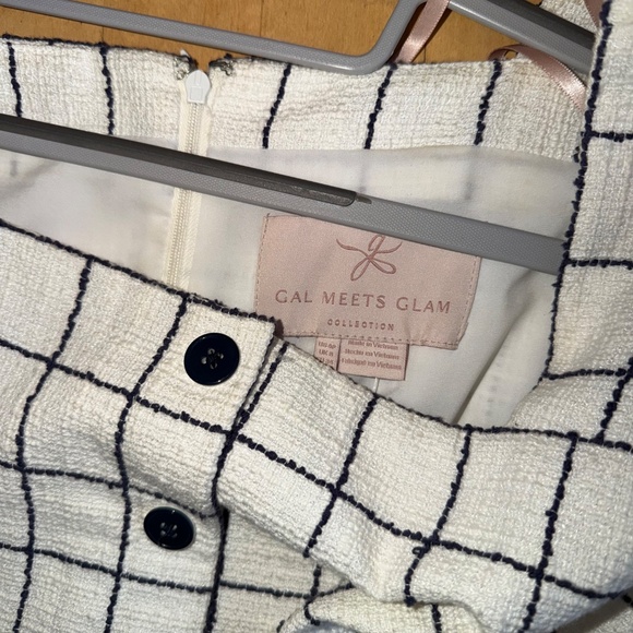 Gal Meets Glam window pane dress, 4P,  GL1304 - Picture 5 of 7